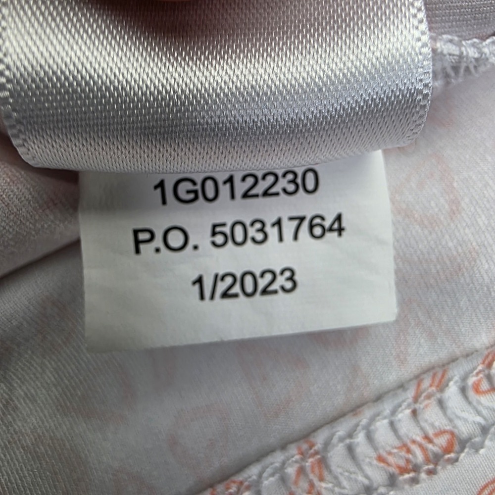 Vineyard Vines Performance Polo Shirt Mens XXL Orange Fruit Print Whale Stretch - Picture 12 of 14
